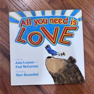 All You Need Is Love Illustrated Book - Hardback John Lennon Paul McCarthy